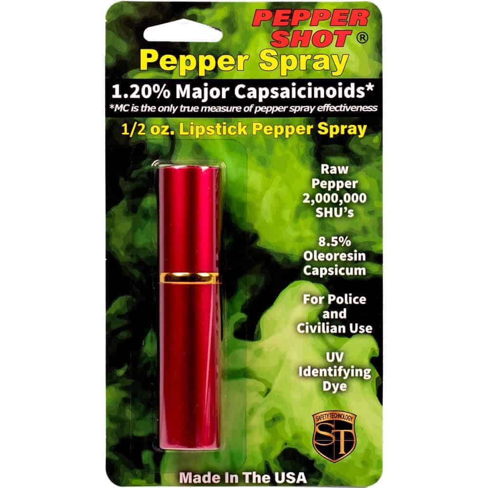 Pepper Shot 1.2% MC 1/2 oz Lipstick Pepper Sprays - Image 11